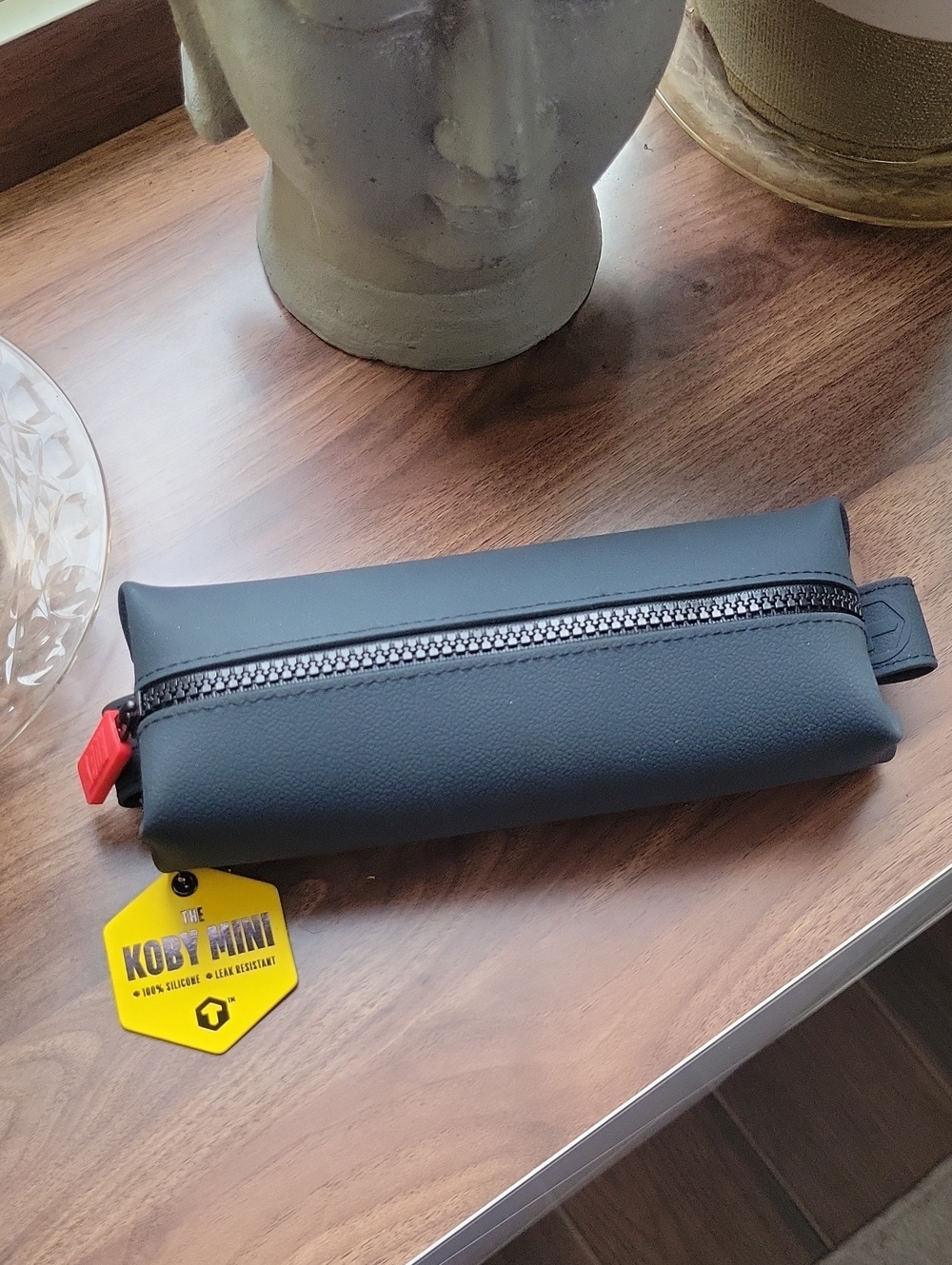 The Koby Mini Black Travel Pouch — Compact Waterproof Carry Case